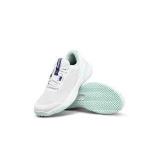 Buty tenisowe Wilson Intrigue Pro Clay/Sandplatz 2026 białe/mintowe/niebieskie damskie