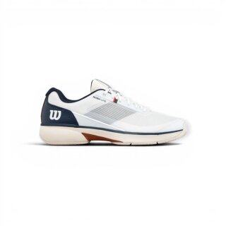 Buty tenisowe Wilson Rush Lite 5.0 CLC Allcourt białe/granatowe męskie