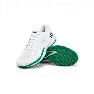 Buty tenisowe Wilson Rush Pro Ace Allcourt 2026 białe/zielone dziecięce