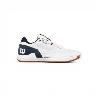 Buty tenisowe Wilson Rush Pro 5 CLC Allcourt (stabilność) 2026 białe/granatowe męskie