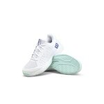 Buty tenisowe Wilson Rush Pro L Allcourt 2026 białe/niebieskie dziecięce