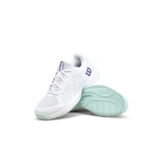Buty tenisowe Wilson Rush Pro L Allcourt 2026 białe/niebieskie dziecięce