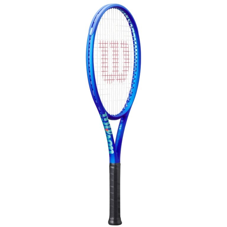 Wilson rakieta tenisowa Ultra 100 V5 100in/300g 2025 elektryczny niebieski - niestrunowana -
