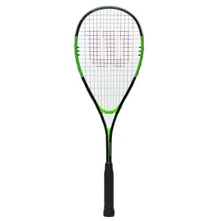 Wilson rakieta do squasha Blade Impact czarna/zielona - naciągnięta -