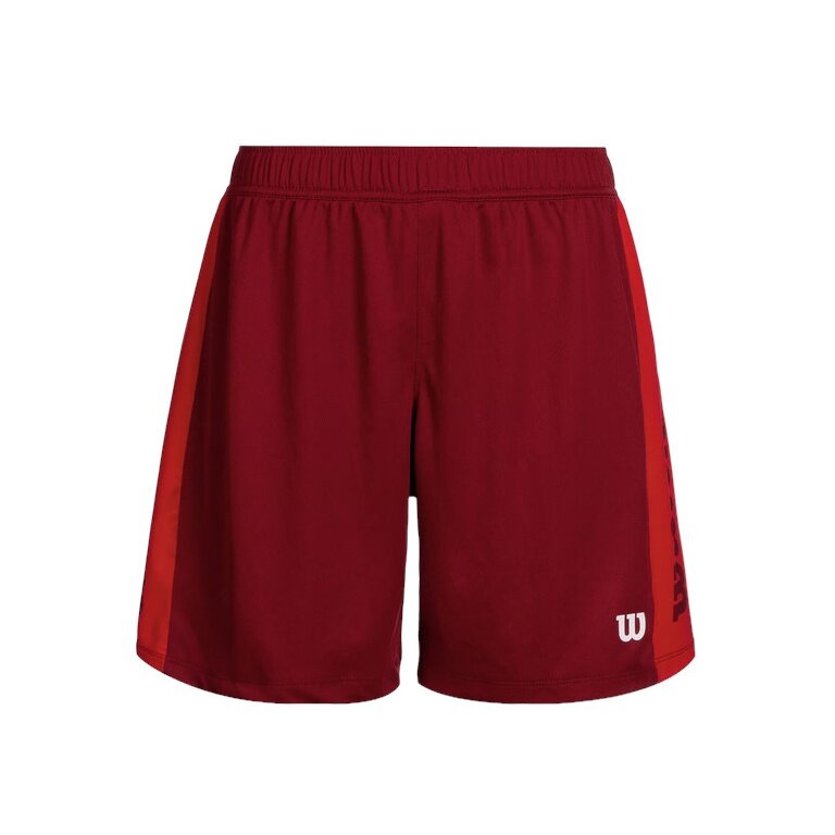 Spodenki sportowe Wilson Fundamentals Short krótkie czerwone damskie