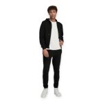 Wilson kurtka treningowa Team Zip Hoodie (z kapturem, bawełna) czarna męska