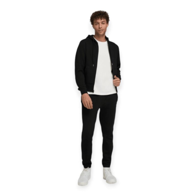 Wilson kurtka treningowa Team Zip Hoodie (z kapturem, bawełna) czarna męska