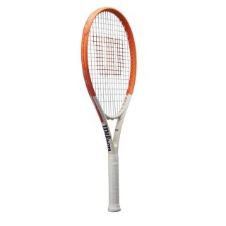 Wilson rakieta tenisowa Roland Garros Elite 113in/275g/Czas wolny 2025 beżowo/brązowa - naciągnięta -