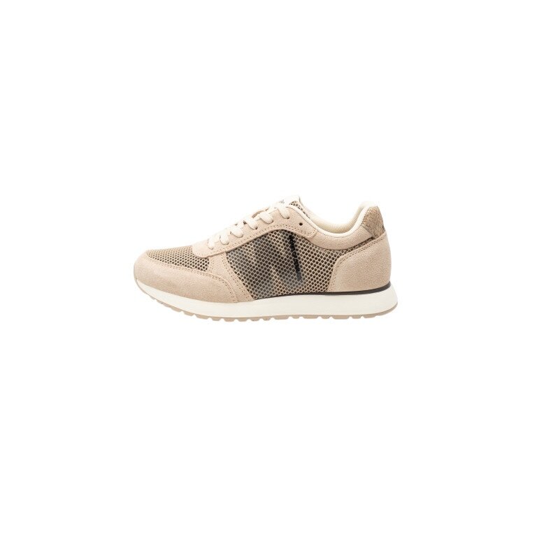 Woden Sneaker Ronja Icon (zamsz/siateczka) beżowe damskie