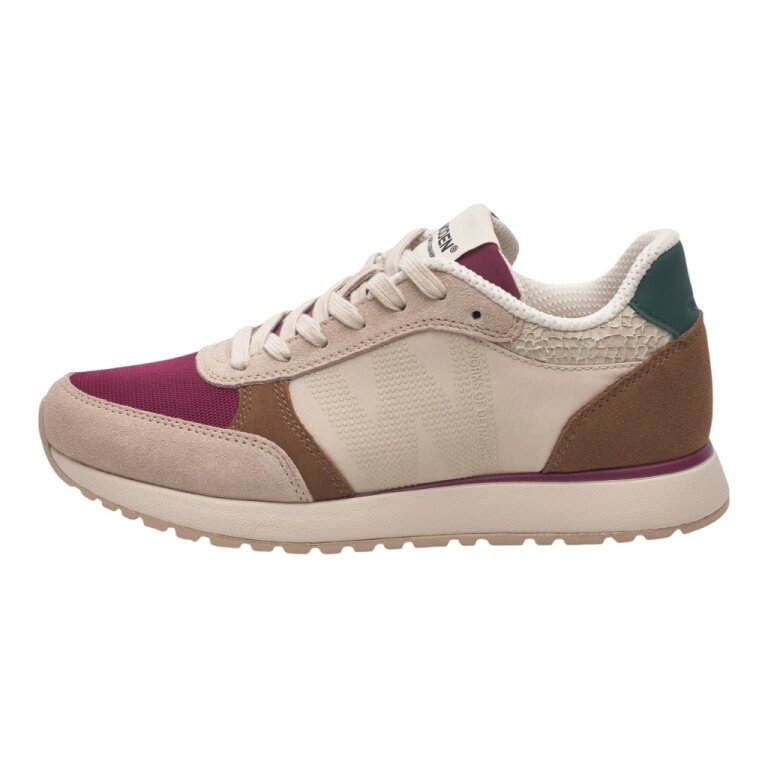 Woden Sneaker Ronja (skóra/tekstylia) beżowy/wielokolorowy damski