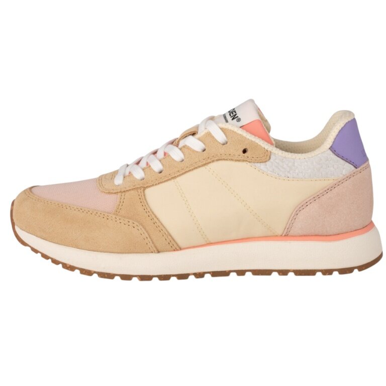 Woden Sneaker Ronja (skóra/tekstylia) kremowy/wielokolorowy damski