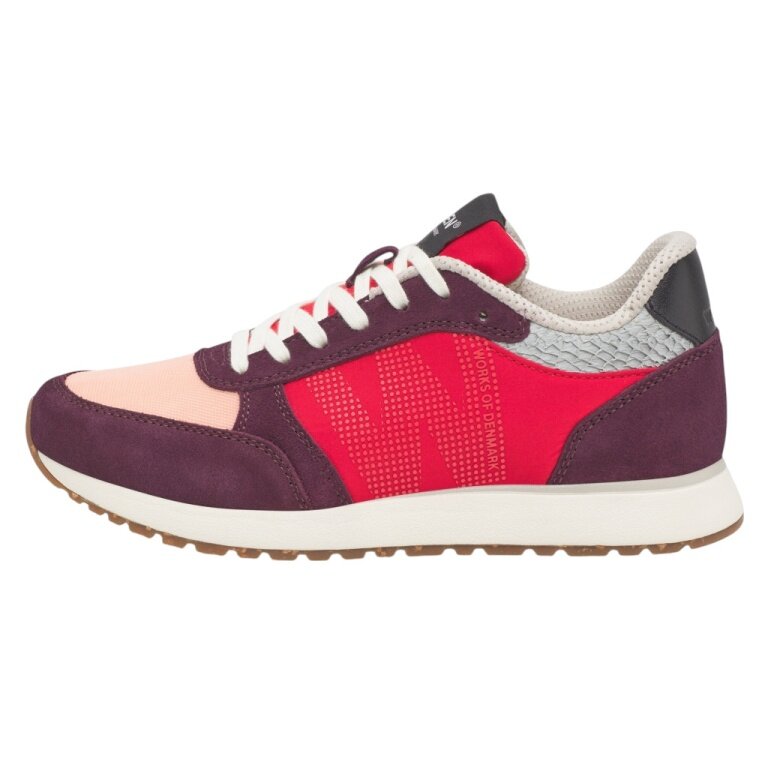 Woden Sneaker Ronja (skóra/tekstylia) fioletowo-różowe damskie