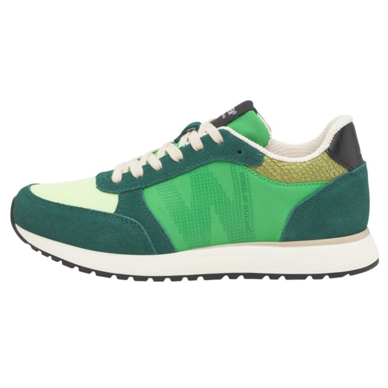 Woden Sneaker Ronja (skóra/tekstylia) zielony damski