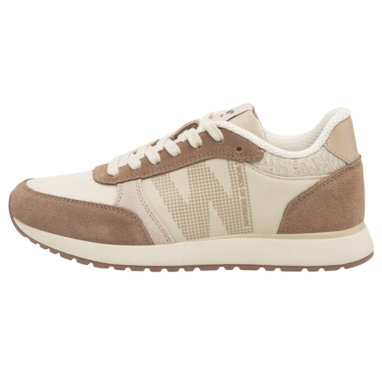 Woden Sneaker Ronja (skóra/tekstylia) beżowy/brązowy damski