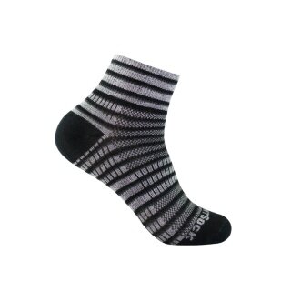 Skarpety sportowe Wrightsock Quarter Coolmesh II (cienkie, oddychające, wygodne) czarne/białe - 1 para