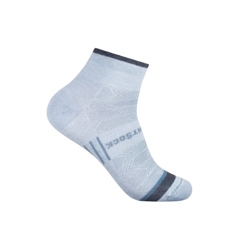 Skarpety sportowe Wrightsock Quarter Coolmesh II (cienkie, oddychające, wygodne) chmura szara - 1 para