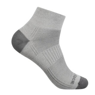 Skarpety sportowe Wrightsock Quarter Coolmesh II (cienkie, oddychające, wygodne) tytanowoszare - 1 para