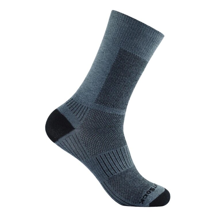 Skarpety sportowe Wrightsock Crew Coolmesh II (cienkie, oddychające, wygodne) szare - 1 para