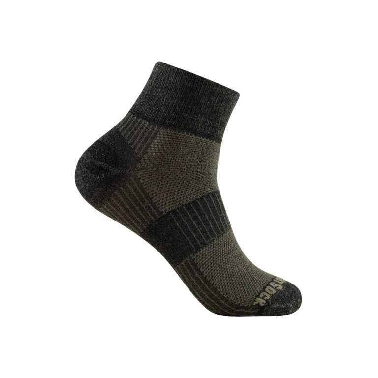 Skarpety Wrightsock Wandersocke Quarter Merino Coolmesh II (cienkie, wełna merino) timberbraun - 1 para