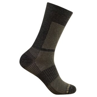 Skarpety Wrightsock Wandersocke Crew Merino Coolmesh II (cienkie, wełna merino) timberbraun - 1 para