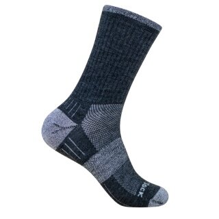 Skarpety Wrightsock Wandersocke Crew Merino Escape (extra frotteowe wyściełanie, średniej grubości) szare/niebieskoszare - 1 para