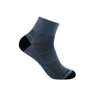 Skarpety sportowe Wrightsock Quarter Coolmesh II (cienkie, oddychające, wygodne) szare - 1 para