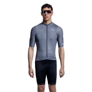 Koszulka rowerowa X-Bionic Corefusion Ride Jersey (zamek błyskawiczny z przodu, 3 kieszenie z tyłu, oddychająca) szara męska