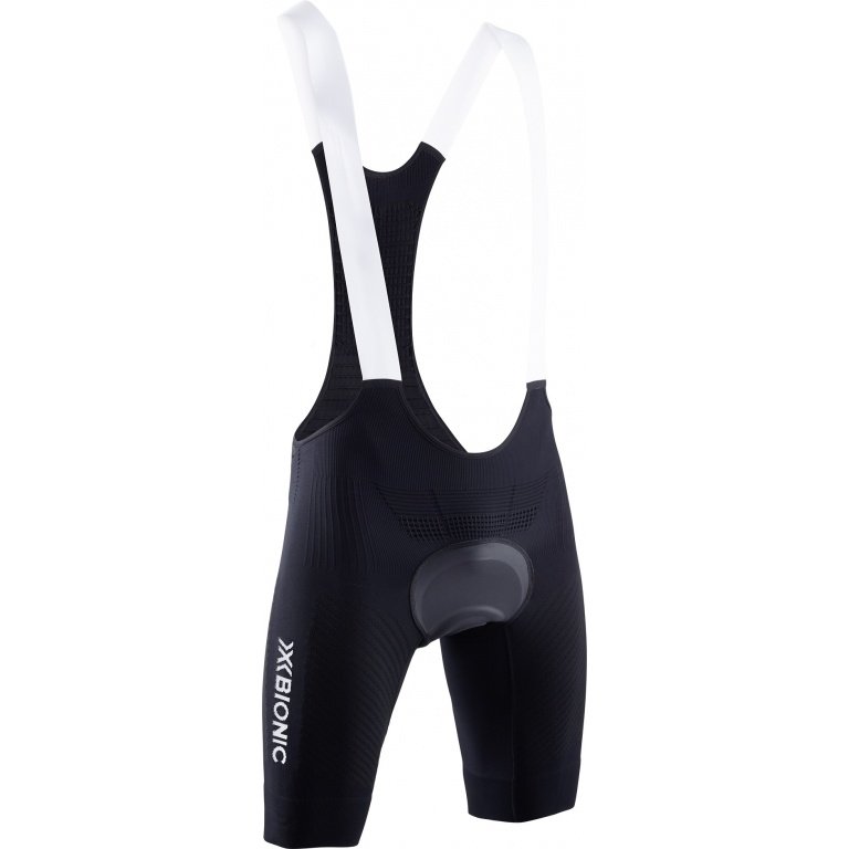 X-Bionic Bike Invent 4.0 BIB Short Padded czarny/biały męski