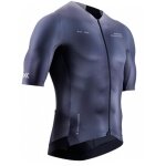 X-Bionic koszulka rowerowa Corefusion Aero Jersey (zamek błyskawiczny z przodu, lekka, oddychająca) ciemnoszara męska