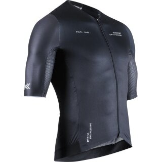 X-Bionic Koszulka rowerowa Corefusion Aero Jersey (Zamek błyskawiczny z przodu, lekka, oddychająca) czarna Mężczyźni