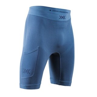 Spodenki biegowe X-Bionic Xceed Ride Run Short Tight (optymalna termoregulacja) krótkie slateblue/marine męskie