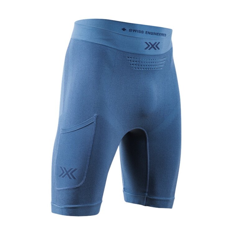 Spodenki biegowe X-Bionic Xceed Ride Run Short Tight (optymalna termoregulacja) krótkie slateblue/marine męskie