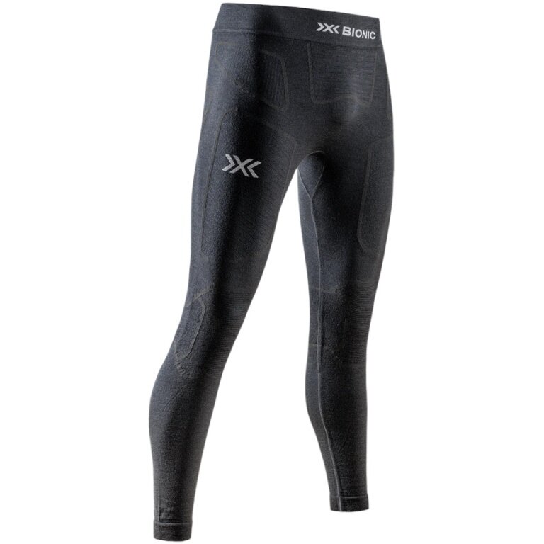 X-Bionic Spodnie termiczne Symbio Merino Pant (wełna merino) długie bielizna czarna męska