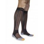 X-Socks Skarpety jeździeckie Riding Silver Long czarne/brązowe - 1 Para (Rozmiar 45-47)