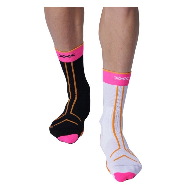 Skarpety biegowe X-Socks Trailrun Terraskin Expert Crew wielokolorowe czarno-białe męskie - 1 para