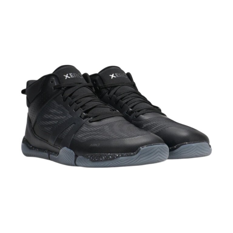 Xero Shoes Buty do biegania na bosaka Indoor X1 Mid (Minimal-Basketball) czarne męskie