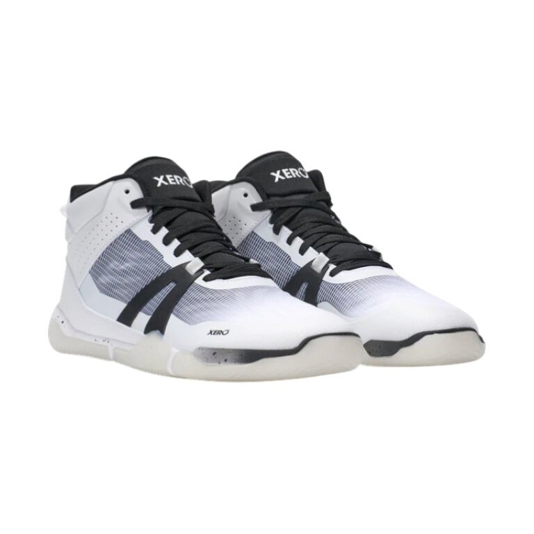 Xero Shoes Buty do chodzenia boso Indoor X1 Mid (Minimal-Basketball) biało-czarne męskie
