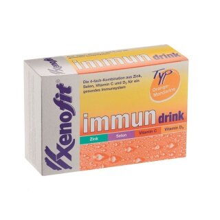 Xenofit immun drink (suplement diety z cynkiem, selenem, witaminą C i witaminą D) 20x5g pudełko