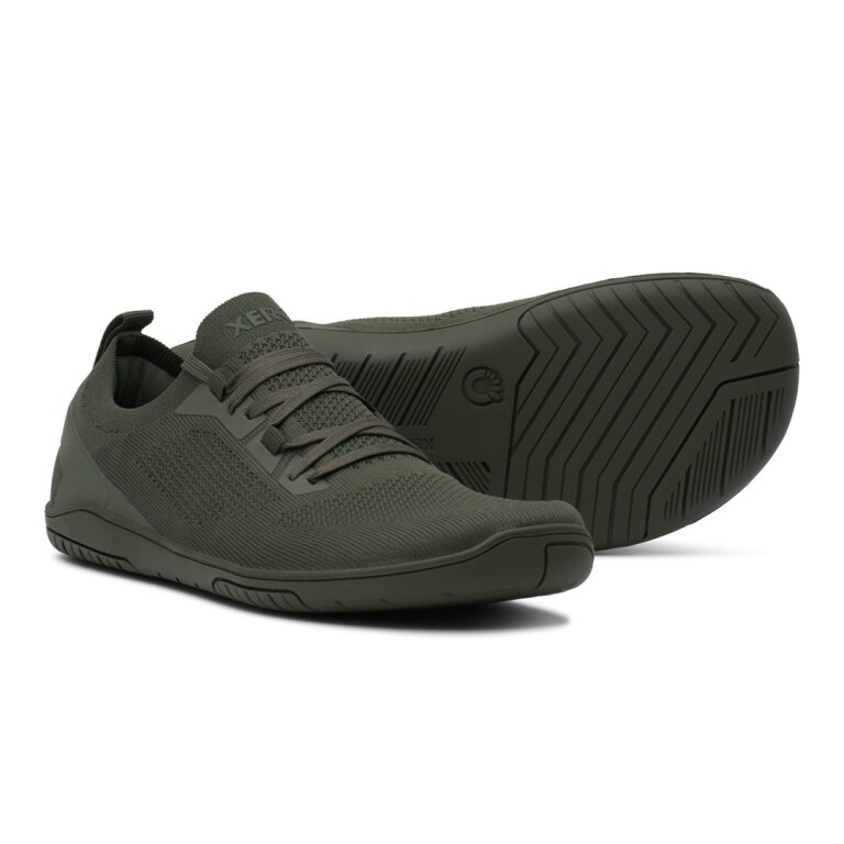 Xero Shoes Minimalne buty podróżne Nexus Knit w kolorze army green dla mężczyzn