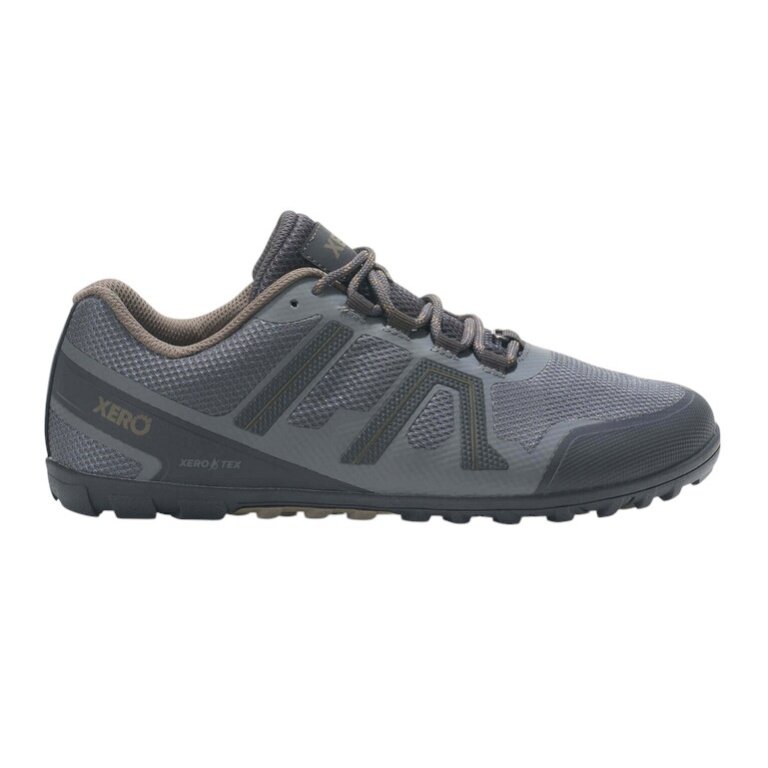 Xero Shoes Minimalne buty podróżne Mesa Trail WP (wodoodporne) asfaltowo-szare/stalowo-szare męskie