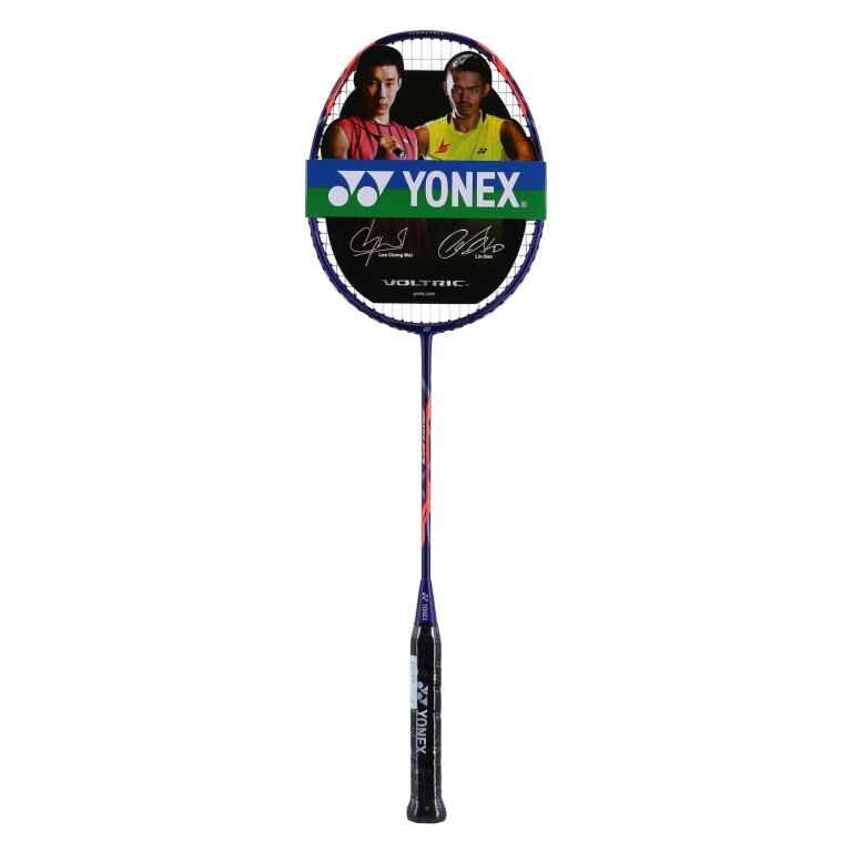 Yonex Rakieta do badmintona Voltric Ace (głowicowa, elastyczna) niebieska - naciągnięta -