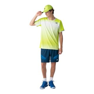 Koszulka tenisowa Yonex z okrągłym dekoltem Australian Open 10704 (100% poliester) 2026 świeża limonkowa dla mężczyzn