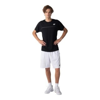 Koszulka sportowa Yonex Crew Neck Practice 10728 (100% poliester) 2026 czarna męska