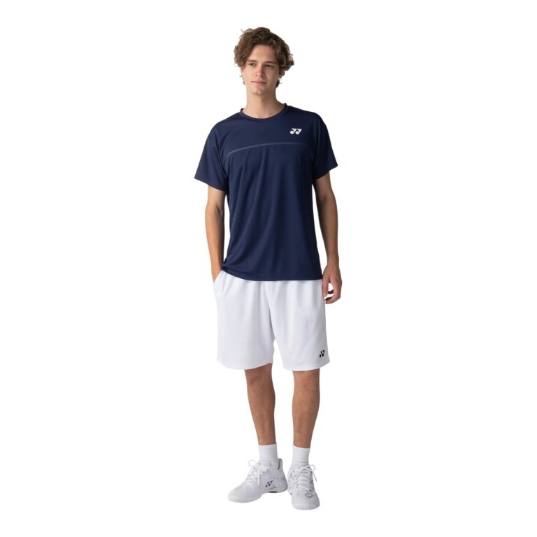 Koszulka sportowa Yonex z okrągłym dekoltem Practice 10728 (100% poliester) 2026 granatowa męska