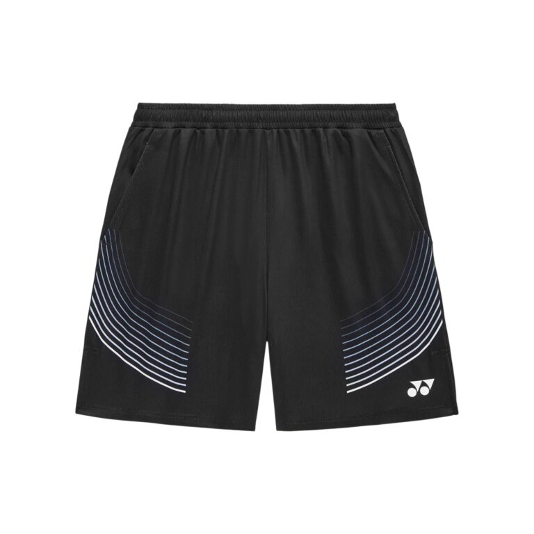 Spodenki sportowe Yonex Short Knit Practice 15247J 2026 krótkie czarne dla chłopców
