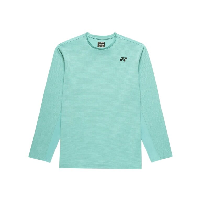 Koszulka tenisowa Yonex z długim rękawem Practice (100% poliester) 2026 miętowa męska