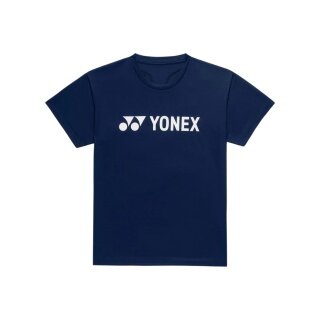 Koszulka sportowa Yonex Practice Logo 16856J (100% poliester) 2026 granatowa dla chłopców