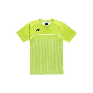 Koszulka sportowa Yonex Practice 16861J (100% poliester) 2026 świeża limonkowa dla chłopców