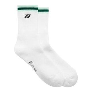 Skarpety sportowe Yonex Crew 19252 Stripe 2026 białe/niebieskie - 1 para