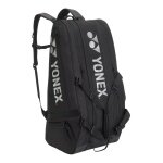 Torba na rakiety Yonex Racketbag Gearlogic (torba na rakiety, 3 główne komory, komora na buty) 2026 czarna 9-sztukowa